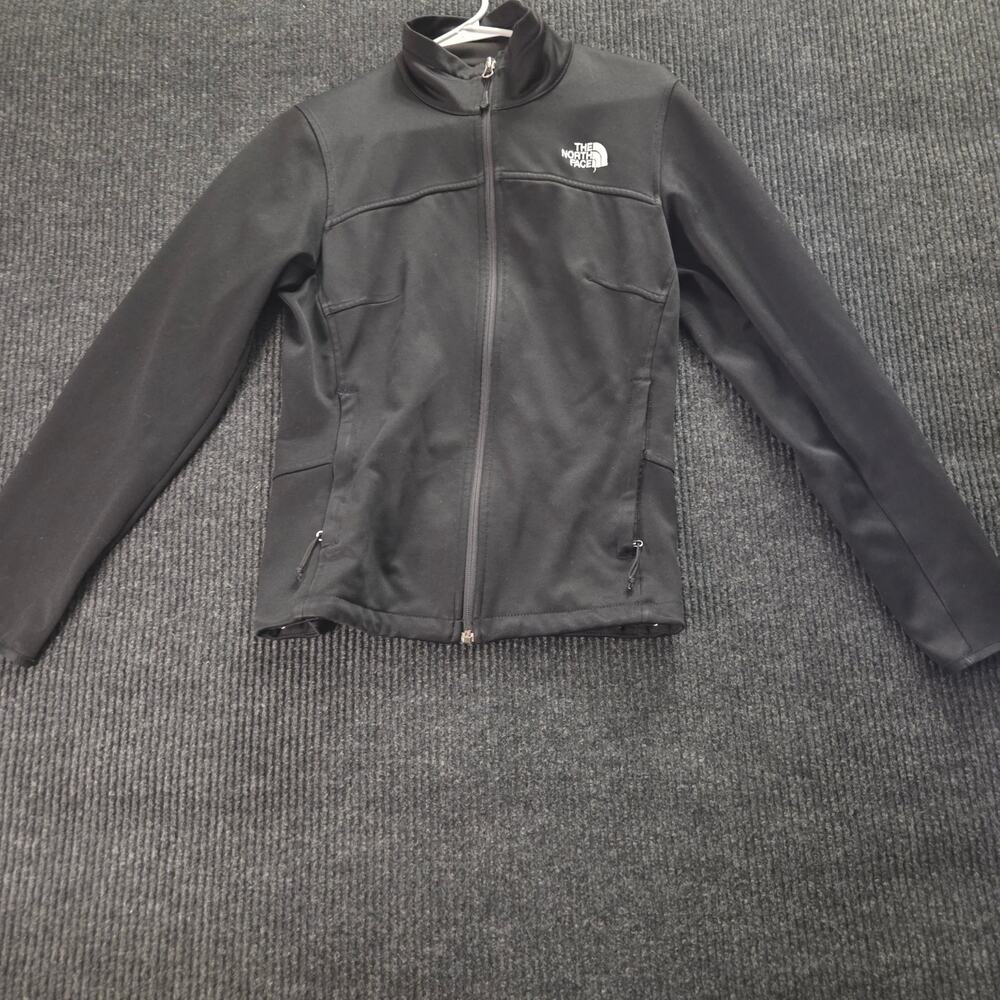 Women's North Face Full Zip Black Jacket Size Small